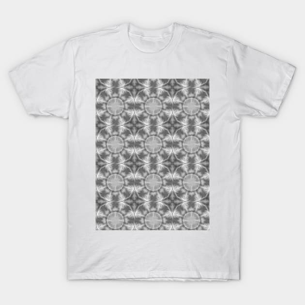 Elegant, modern pattern, silver stars, cross and block for any occasion T-Shirt by Hujer